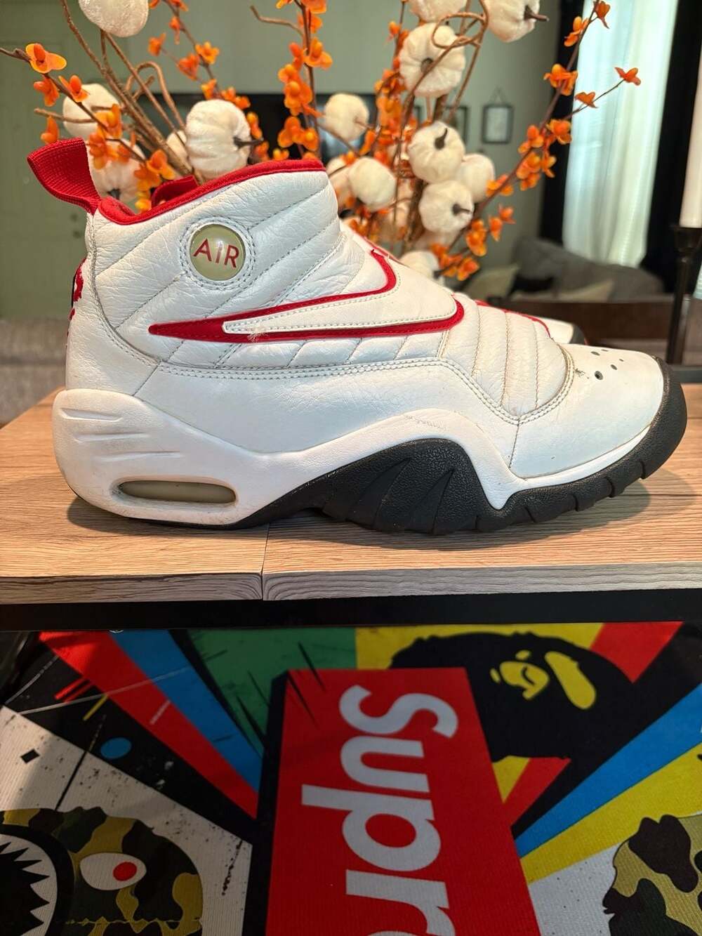 Nike Air Shake Ndestrukt Retro Bulls White Red Black